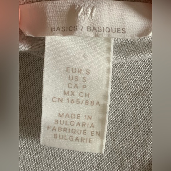 H&M Basics Soft Grey Casual Maxi Dress Size Small, Long Sleeveless Cotton Dress - Picture 6 of 6